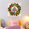 Christmas Wreath And Gift Box-11CT Counted Cross Stitch 40*40cm tapestrymarket