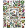 Mary'S Garden-14CT Counted Cross Stitch 40*49cm/15.75*19.29in
