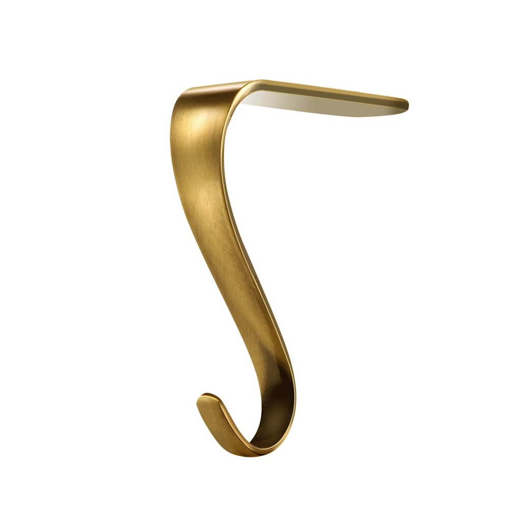 

Christmas Stocking Holders Hooks Fireplace Mantel Hanger Metal Hanging Clip, 2pcs, 501 Original