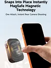 Phone Selfie Rear Camera Display Magnetic for IPhone Remote Shutter