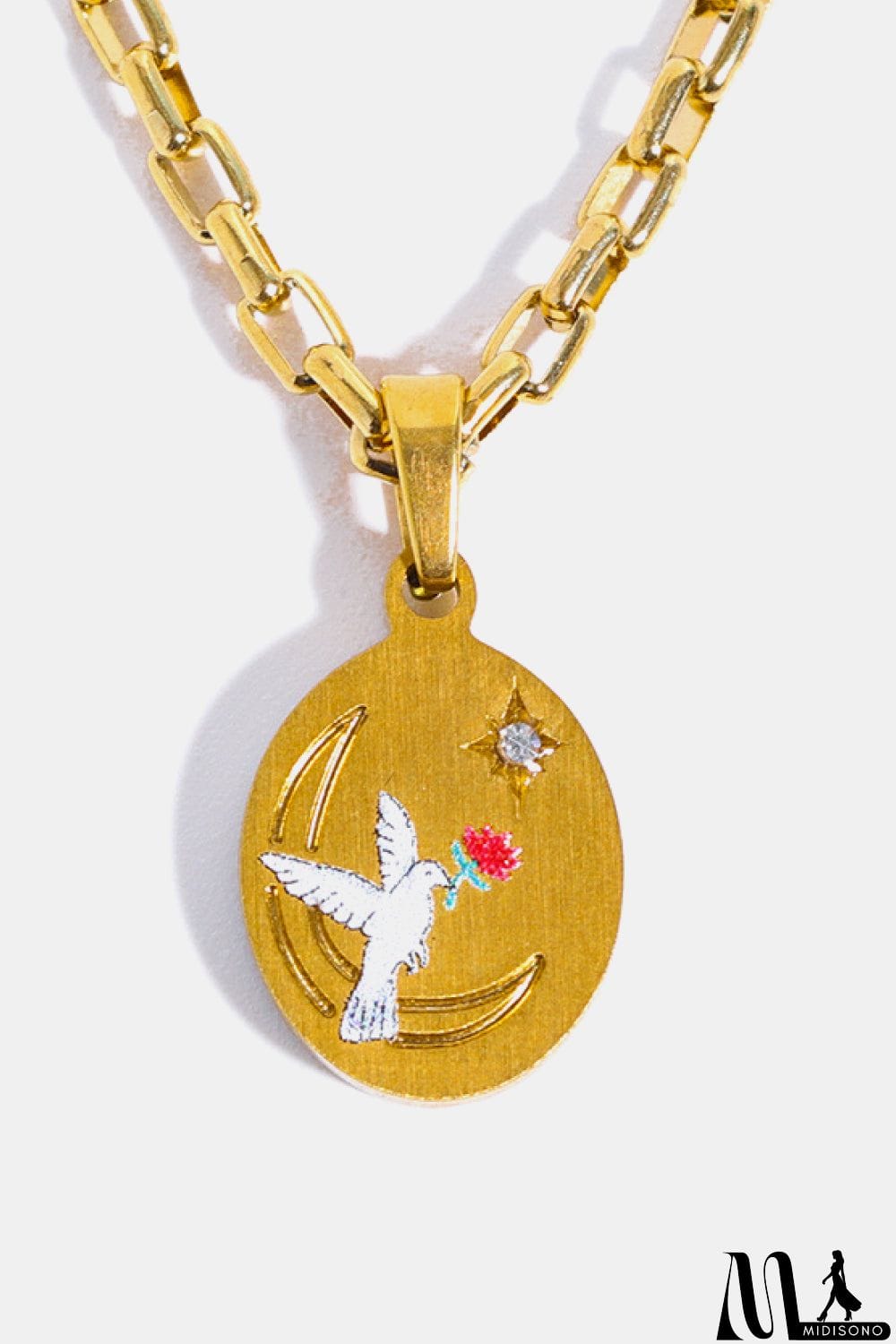 MidiSono - Stainless Steel 18K Gold-Plated Necklace