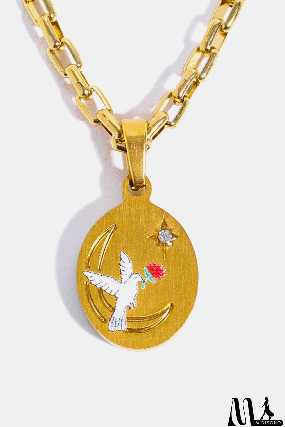 MidiSono - Stainless Steel 18K Gold-Plated Necklace