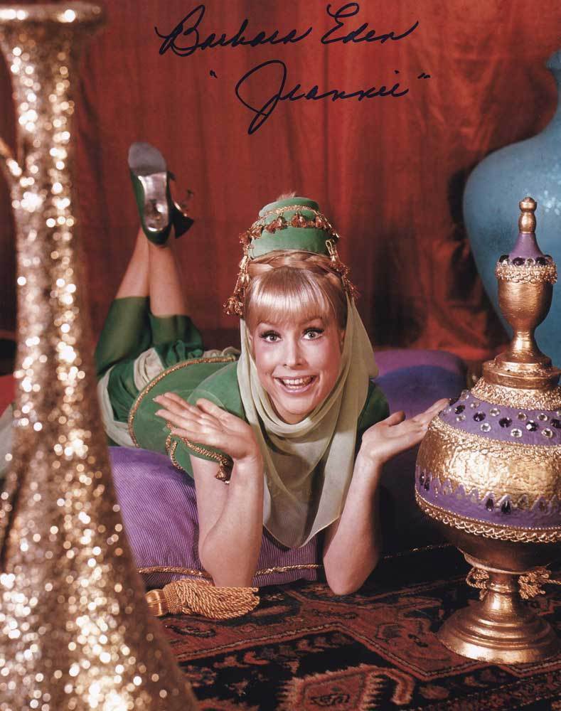 Barbara Eden In-Person AUTHENTIC Autographed Photo Poster painting Jeannie SHA #55549