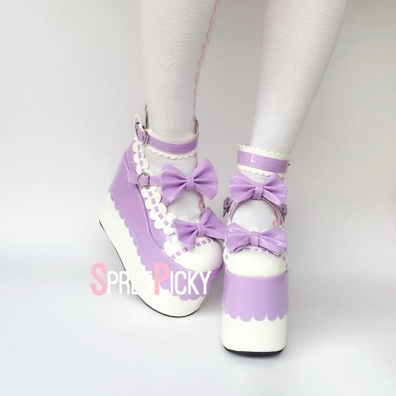 Lavender Love Lolita Platform Shoes SP1710019