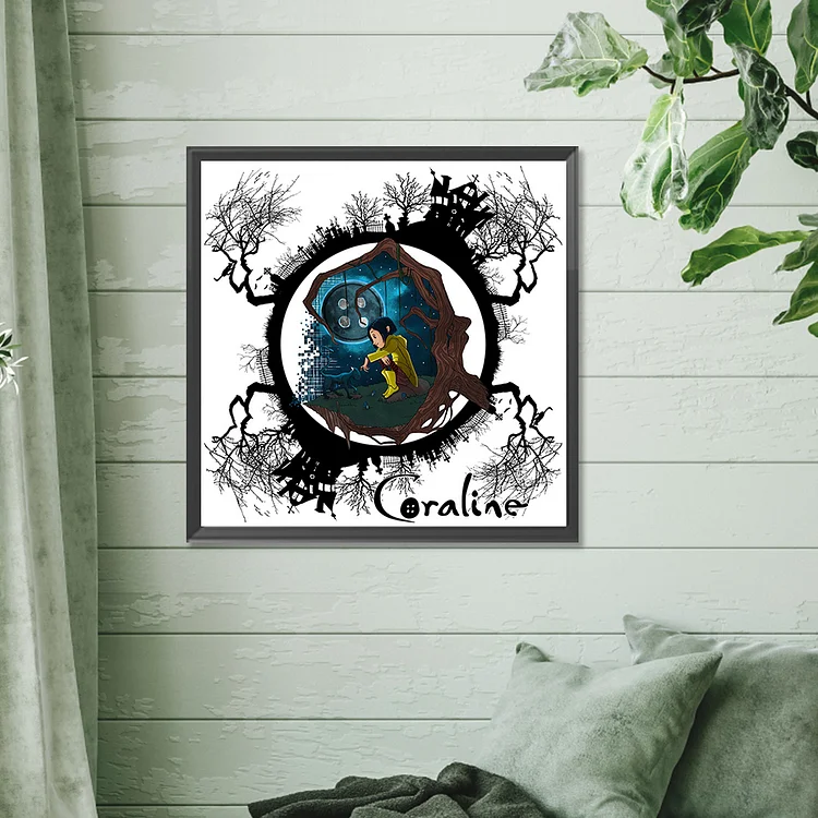 Coraline - Full Round - Diamond Painting(30*30cm)