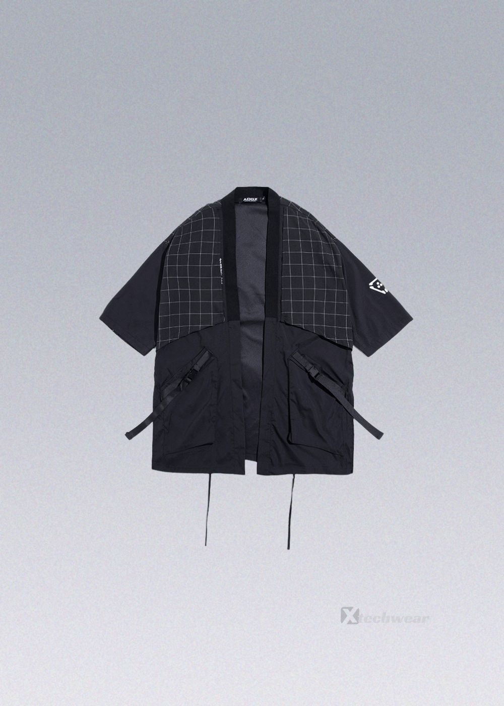 Check Shawl Kimono Techwear - X techwear-x