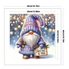 (Stamped/Counted) Christmas Gnome - 11CT Cross Stitch 40*40cm/15.75*15.75in