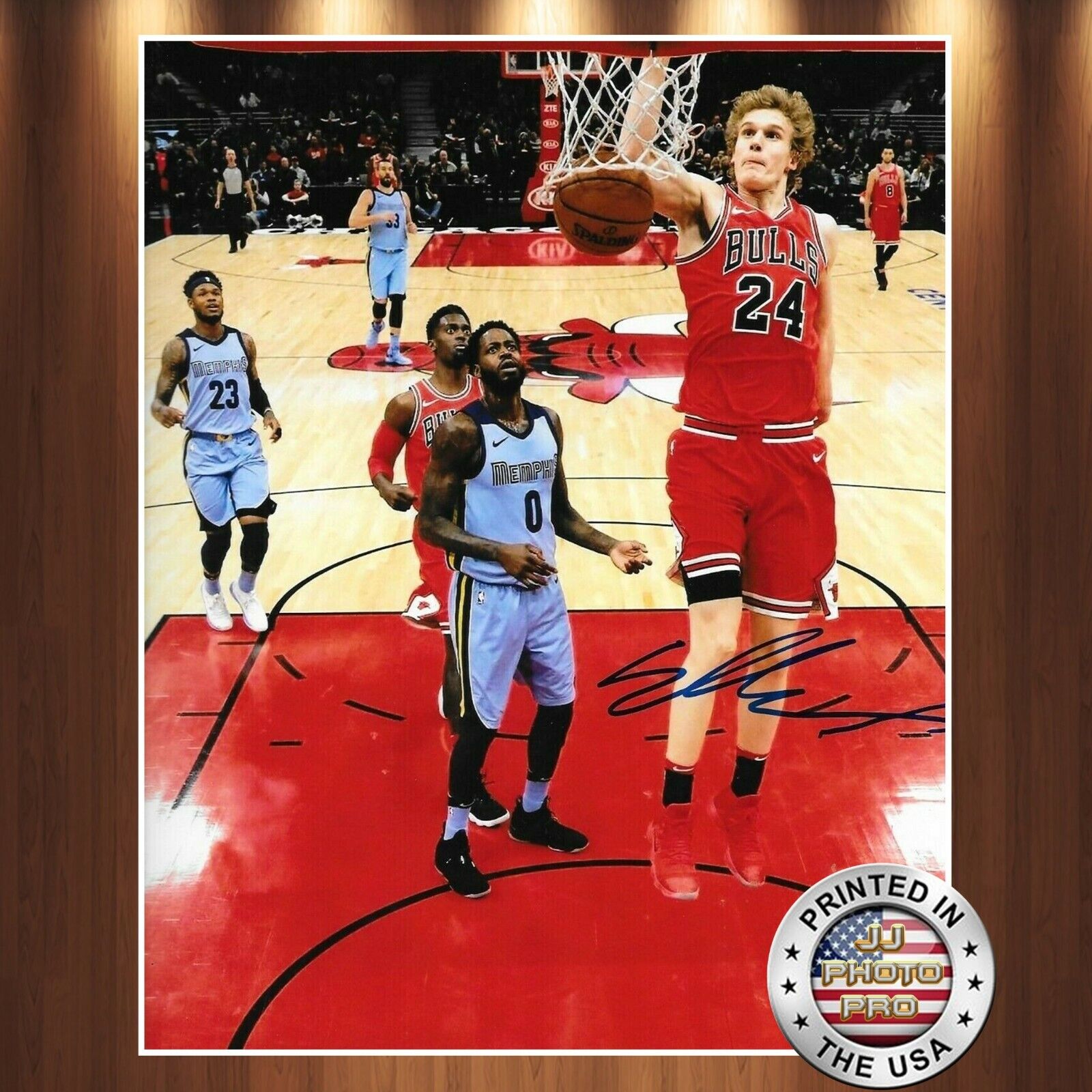 Lauri Markkanen Autographed Signed 8x10 Photo Poster painting (Bulls) REPRINT