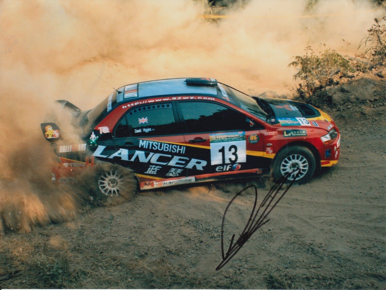 David Higgins Hand Signed 8x6 Photo Poster painting - Rally Autograph.