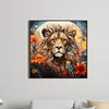 Diamond Painting-DIY Full Round Drill Field Lion