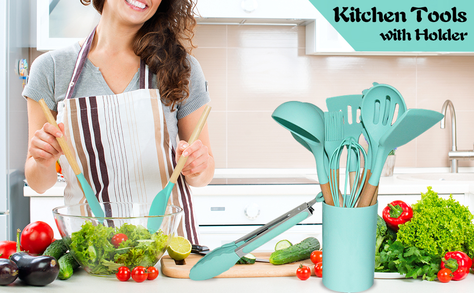 The ultimate Silicone Kitchenware Set that has everything you need to make great and delicious meals