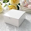 100 Pack | 4"x4"x2" White Cake Cupcake Party Favor Gift Boxes, DIY