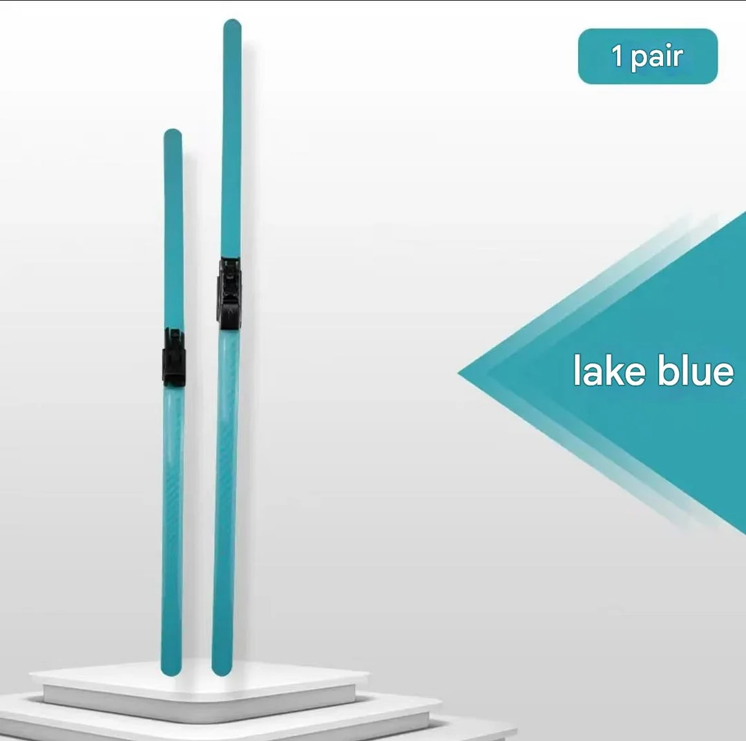 Automotive carbon fiber colored windshield wipers (2 pieces)