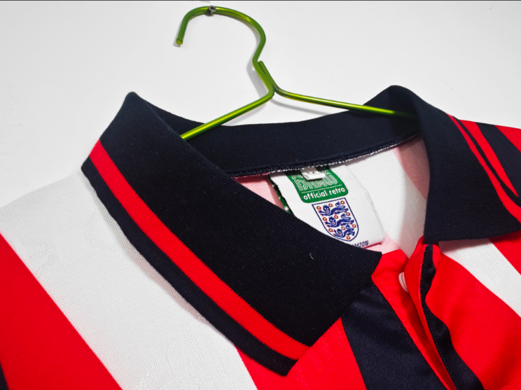 Retro England 1992 Away Football T-Shirt Thai Quality