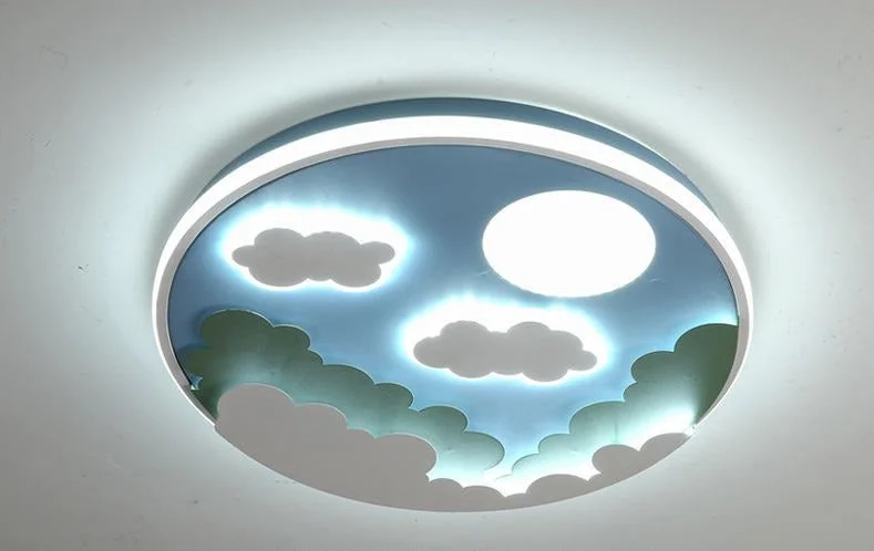 Modern Simple Children's Room Cloud Ceiling Lamp