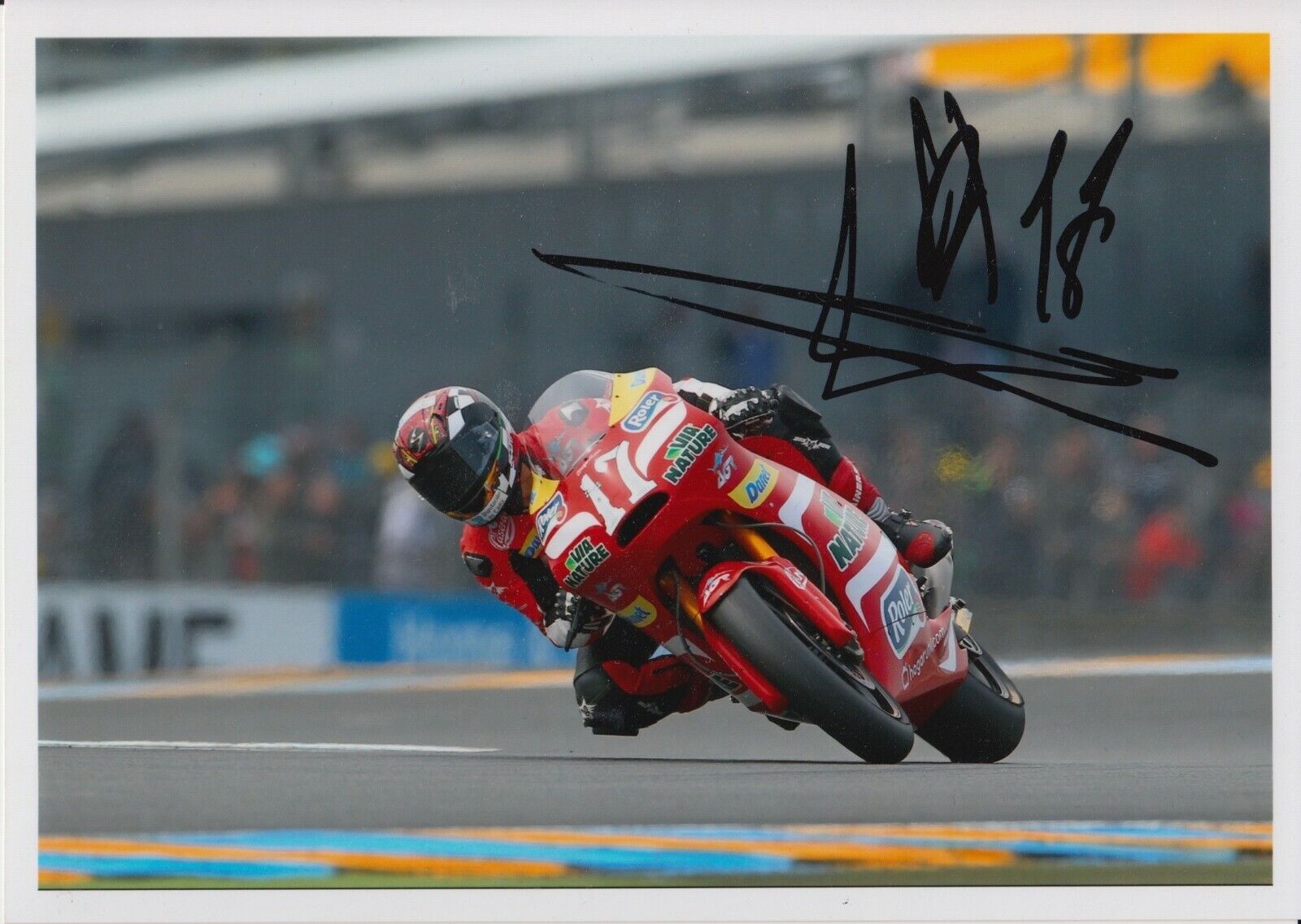 Alberto Moncayo Hand Signed 7x5 Photo Poster painting - MotoGP Autograph 1.