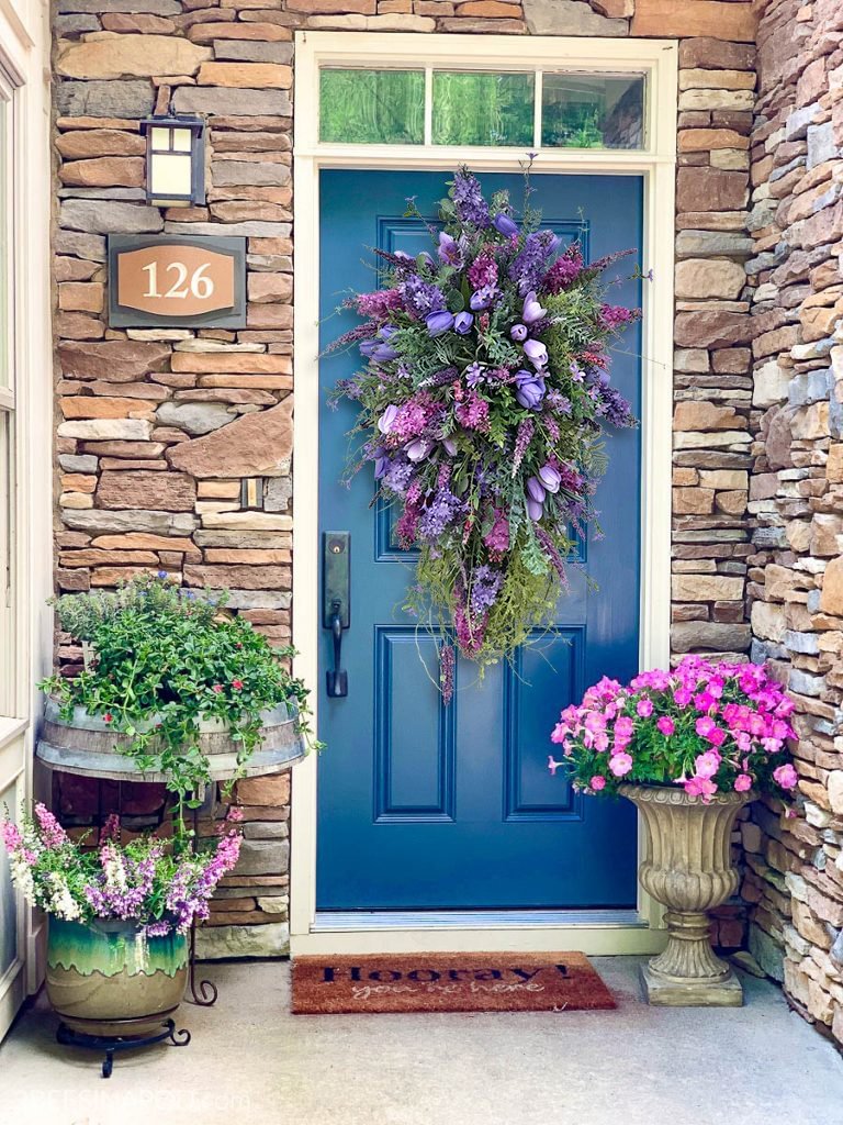 💜Hot Sale 45%OFF💜Spring Front Door Swag-Rustic Home Decor