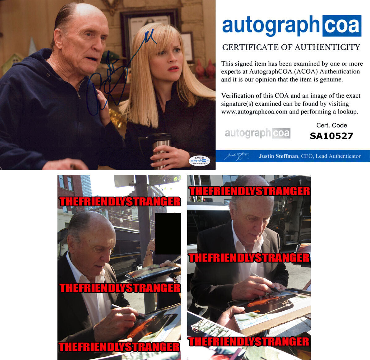 ROBERT DUVALL signed Autographed FOUR CHRISTMASES