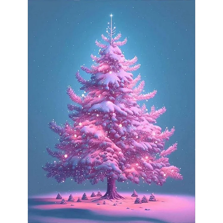 Full Round Diamond Painting - Christmas Tree 30*40CM