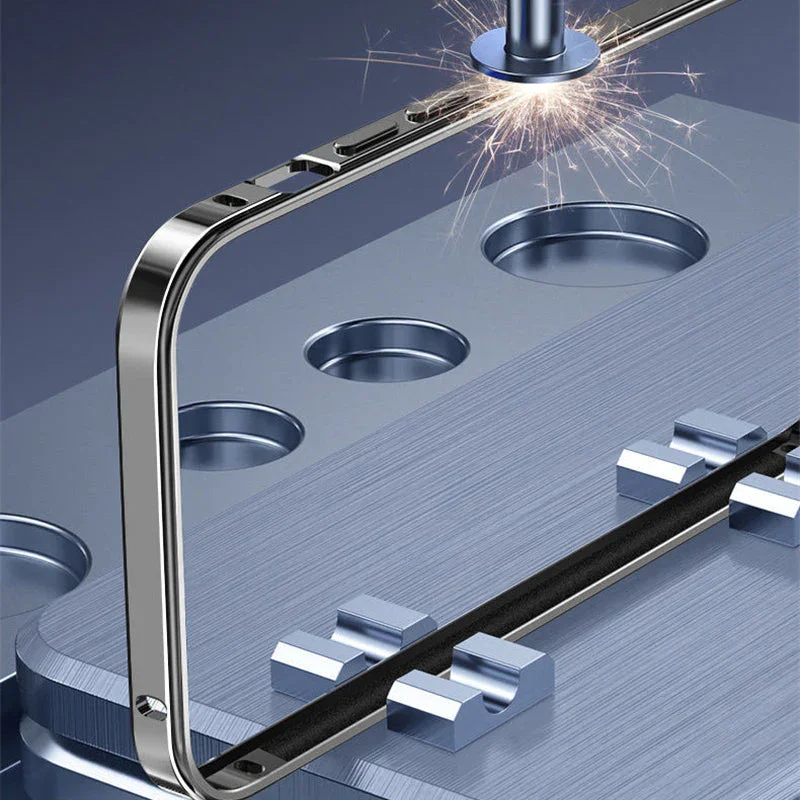 Metal Frame Apple Straight Edge Ultra-thin Protective Case