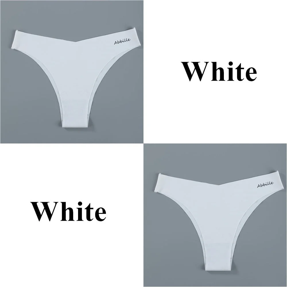 Seamless Women Pantys Girls Thongs Low Waisted Soft Woman Panties Briefs Fashion Solid Colors M-XL Sexy Underpants For Women New