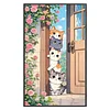 Cat-11CT Stamped Cross Stitch 52*83cm/20.47*32.68in (Big Size) tapestrymarket