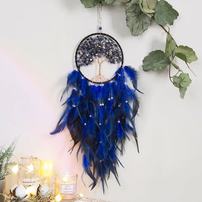 Lapis Lazuli Tree of Life Dream Catcher