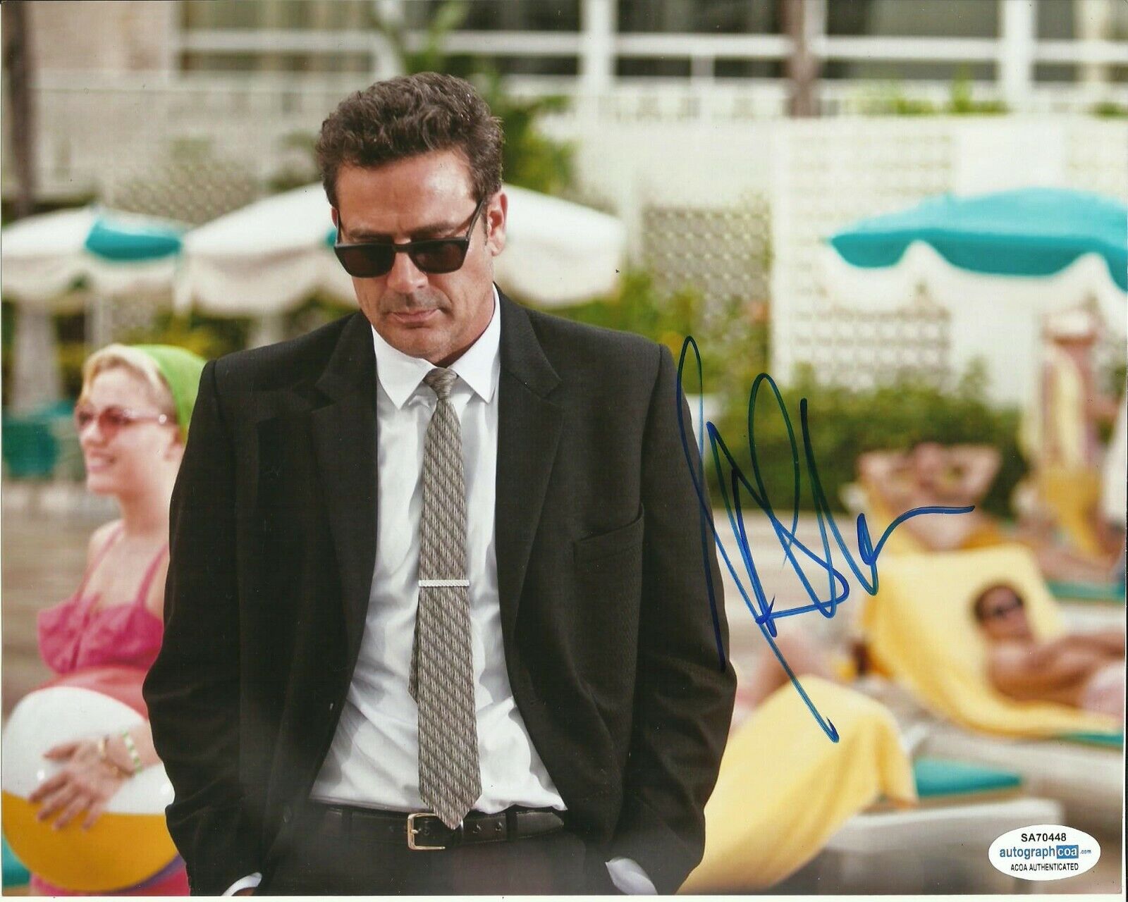 JEFFREY DEAN MORGAN SIGNED MAGIC CITY Photo Poster painting UACC REG 242 (2) ALSO ACOA CERTIFIED