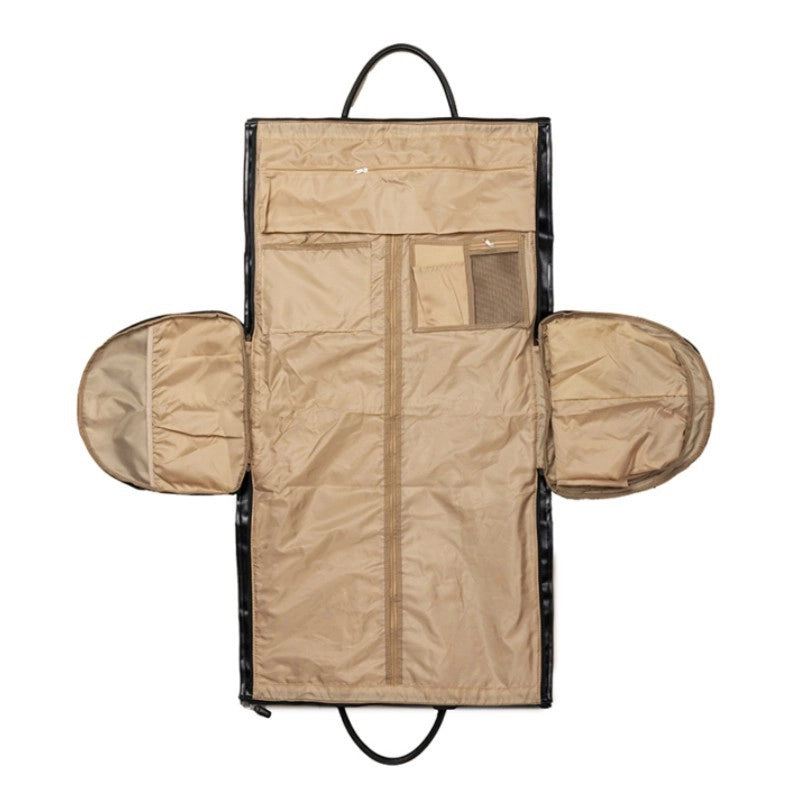 Unisex Elegant Basic Solid Color Pu Leather Travel Bags