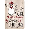 Chicken - Metal Tin Signs(12*16Inch) - Animal