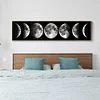 (US Only)Moon 5D DIY Full Drill Round Diamond Painting Kit for Home Wall Decor 115x30cm