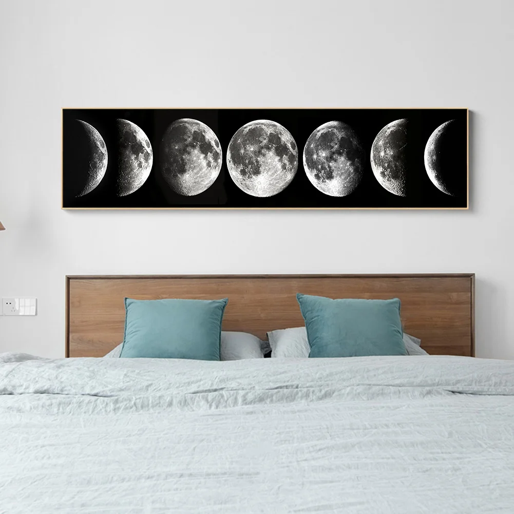 Diamond Painting - Full Round Drill - Moon(115*30cm)