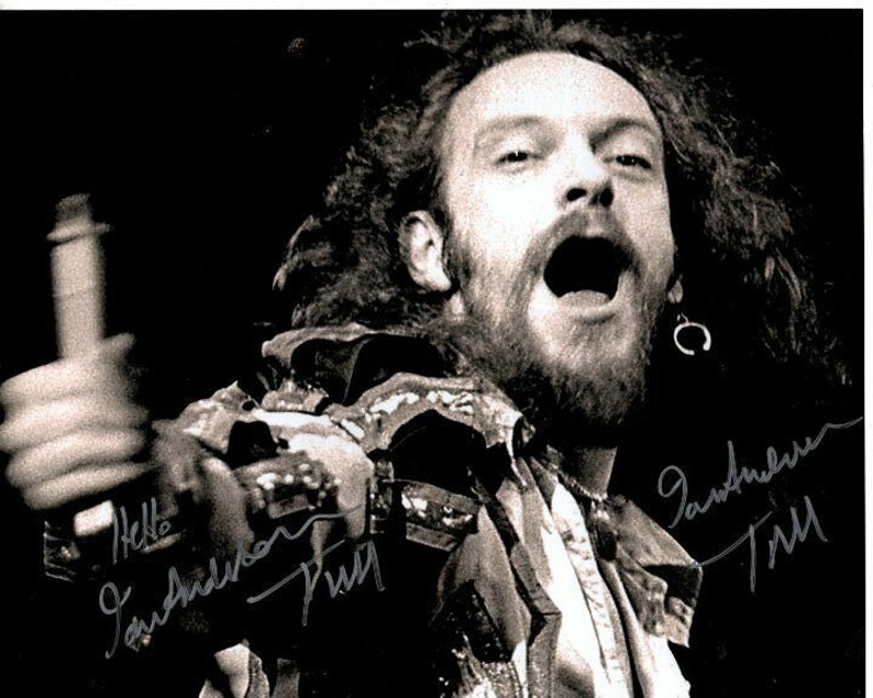 Ian anderson signed autographed Photo Poster painting jethro tull