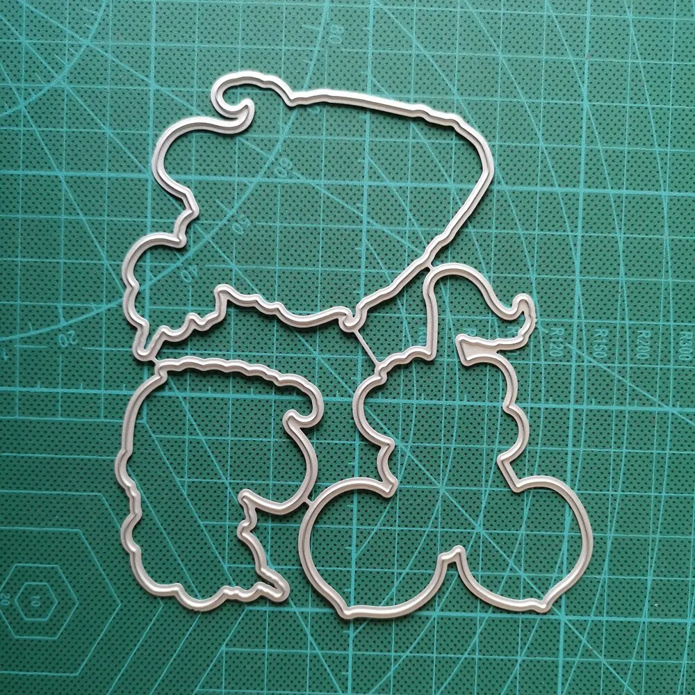 2020 New Arrival Irregular Gift Cat Fish Frame DIY Scrapbooking Stamps Craft Embossing Die Cut Making Stencil Template