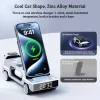4 in 1 Car Style Wireless Charging Station 20W Fast Wireless Charging for Apple Devices for iPhone 15/14/13/12 Series for AirPods Pro/3/2, for Apple Watch/iWatch