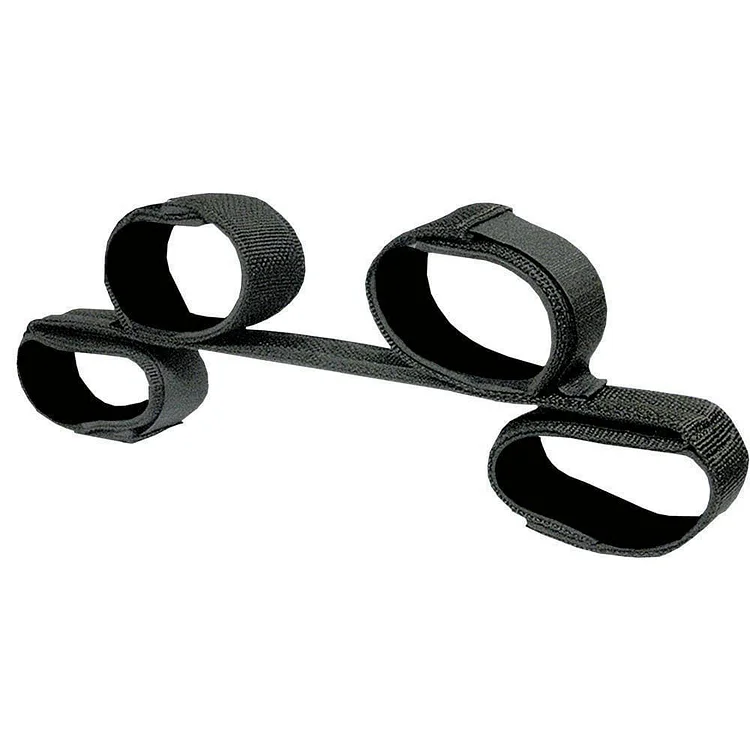 Pornhint Bondage Bar with Neoprene Velcro Cuffs 24 inches Black