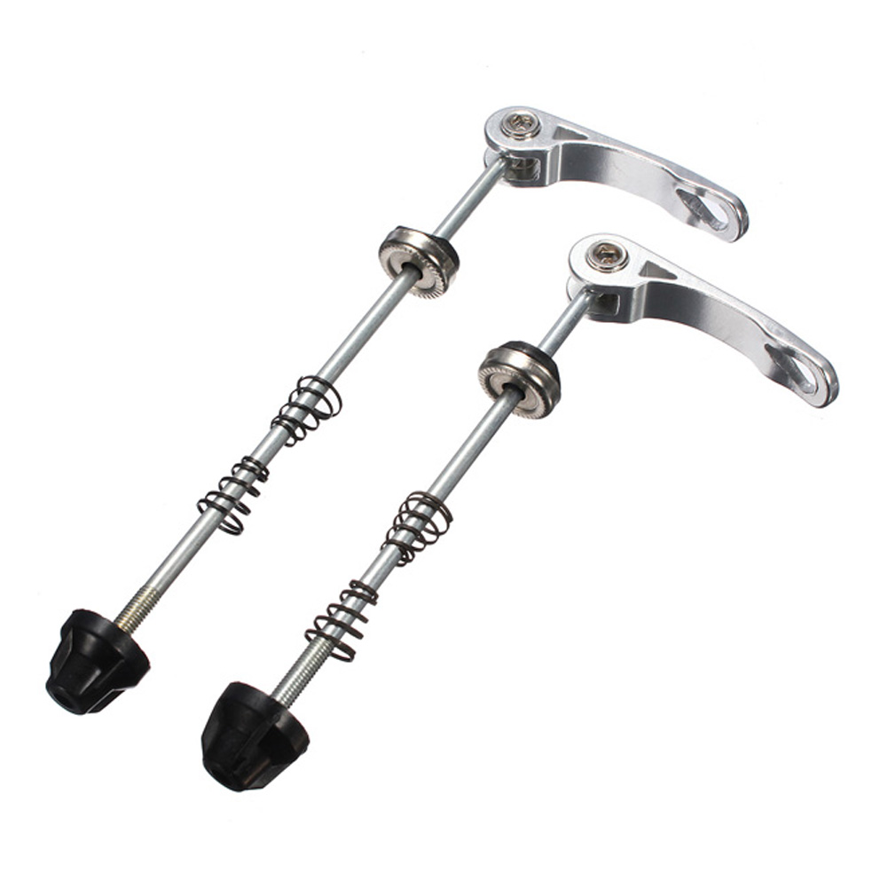 

Pair Bike Bicycle Cycling Wheel Hub Skewers Quick Release Bolt Lever Axle, Silvery, 501 Original