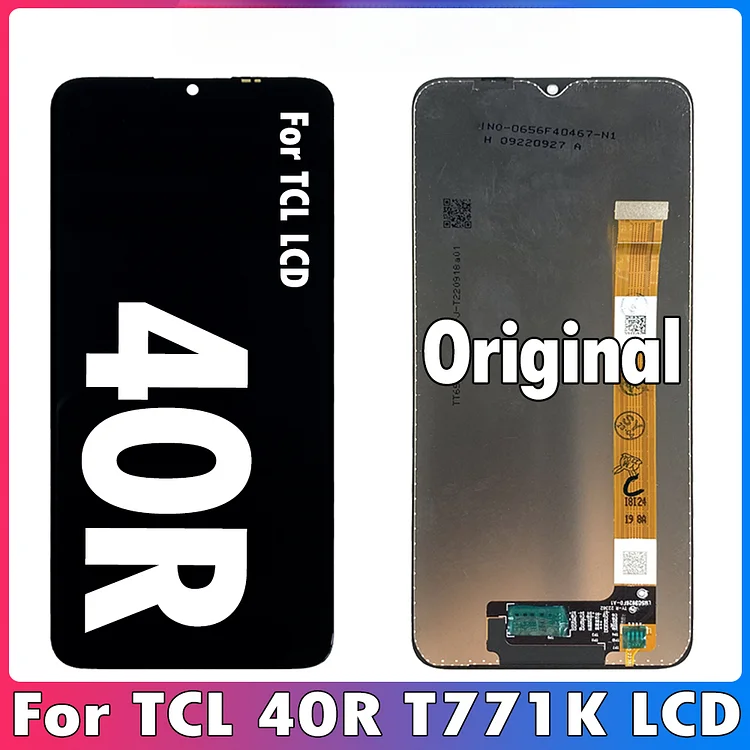 6.6" Original For TCL 40R LCD Display Touch Panel Screen Digitizer Assembly For TCL 40R LCD T771K T771K1 T771H T771A Repair