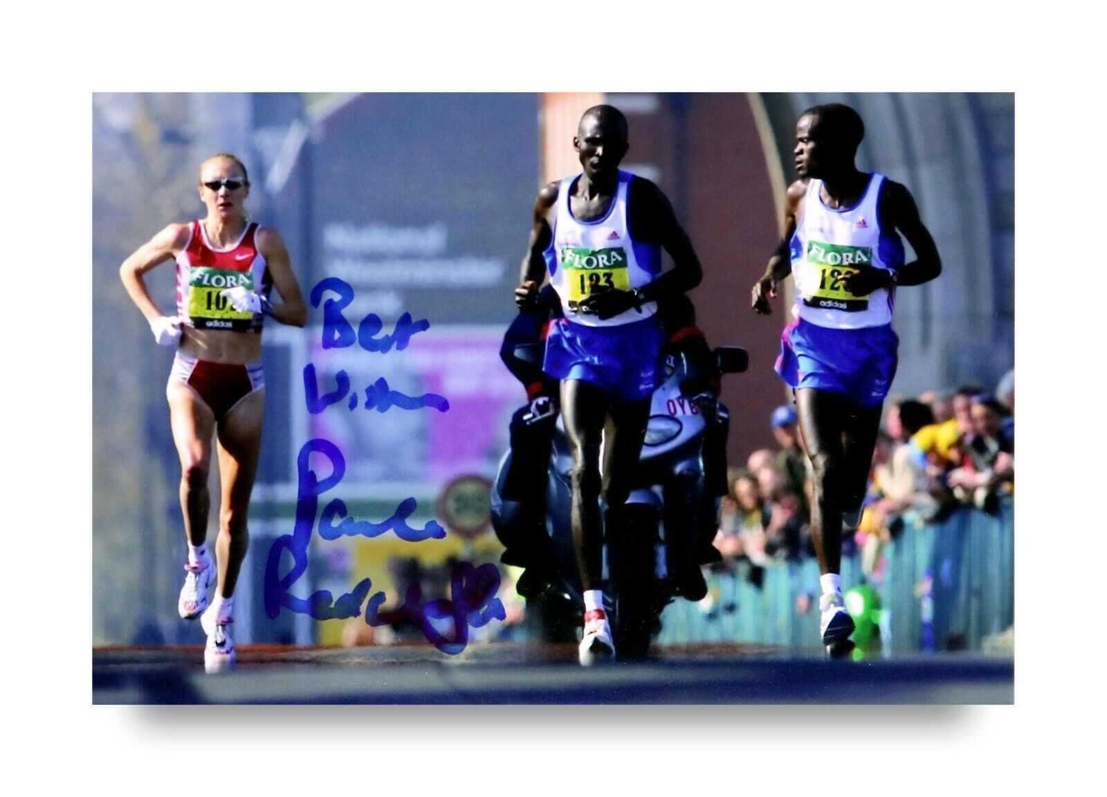 Paula Radcliffe Signed 6x4 Photo Poster painting Long Distance Marathon Runner Autograph + COA