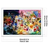 Disney Family-18CT Stamped Cross Stitch 70*50cm(Big Size)