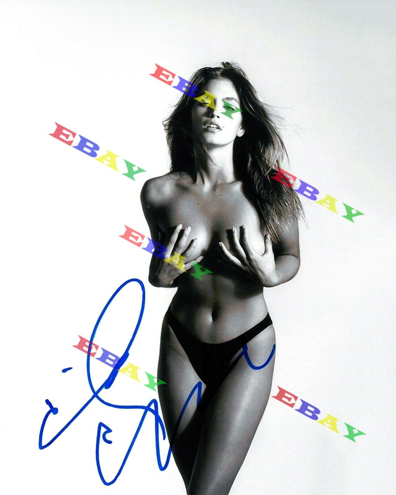 Cindy Crawford Autographed Signed 8x10 Photo Poster painting Reprint