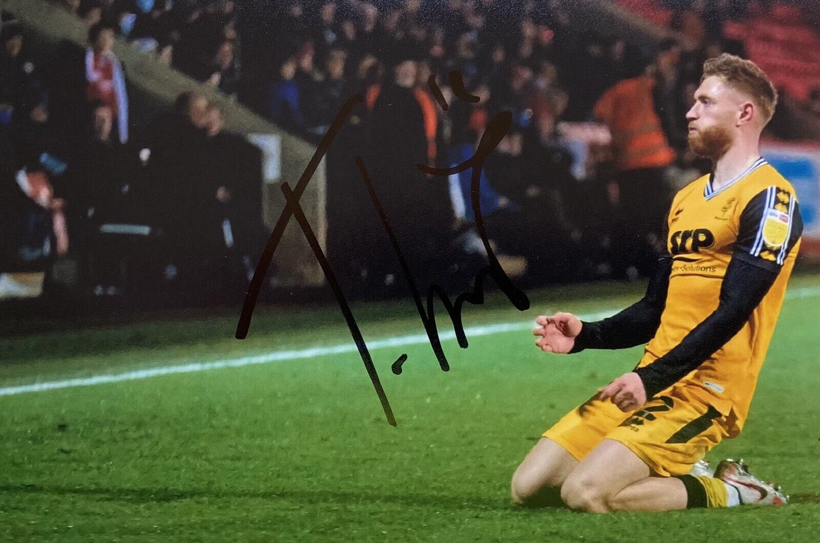 Teddy Bishop Genuine Hand Signed Lincoln City 6X4 Photo Poster painting