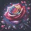 Diamond Painting -DIY Round Drill Gem Rose(40x40cm)