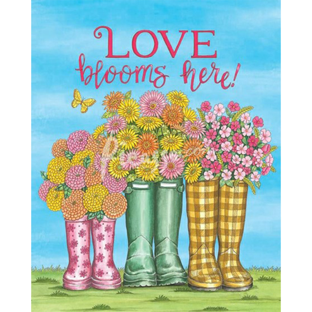 

Bouquet - Round Drill Diamond Painting - 30*40CM, 501 Original