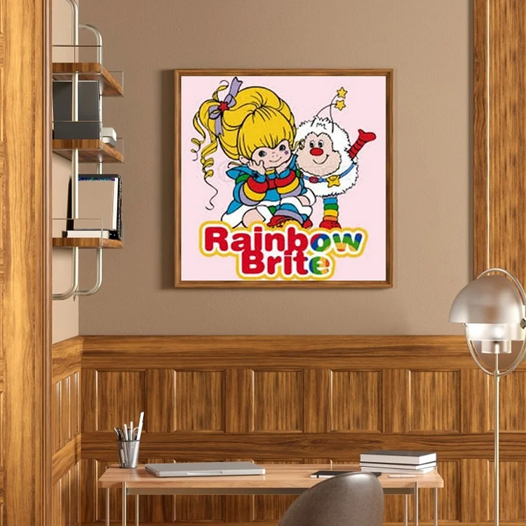 rainbow brite diamond painting