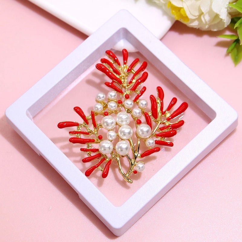 Basic Modern Style Classic Style Pin Animal Flower Alloy Plating Inlay Artificial Pearls Rhinestones Women’s Brooches