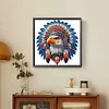 Indischer Adler - speziell geformtes Diamond Painting - 30*30cm