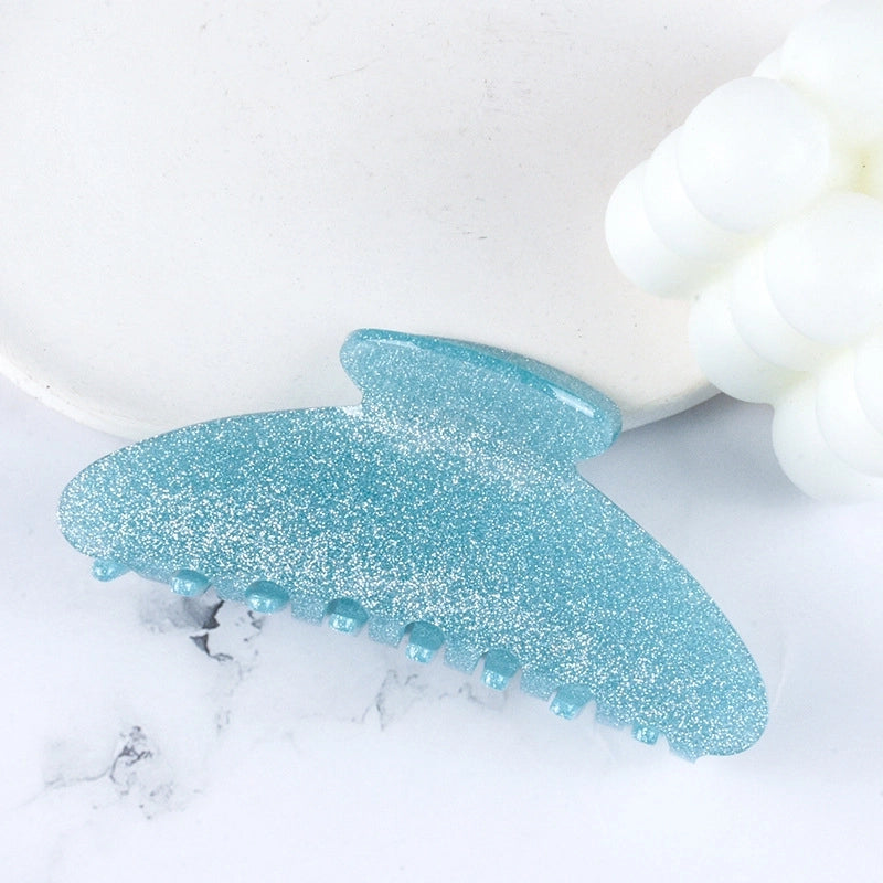 Women’s Casual Minimalist Solid Color Arylic Stoving Varnish Hair Claws