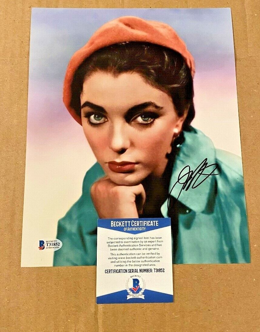 JOAN COLLINS SIGNED 8X10 Photo Poster painting BECKETT CERTIFIED #5