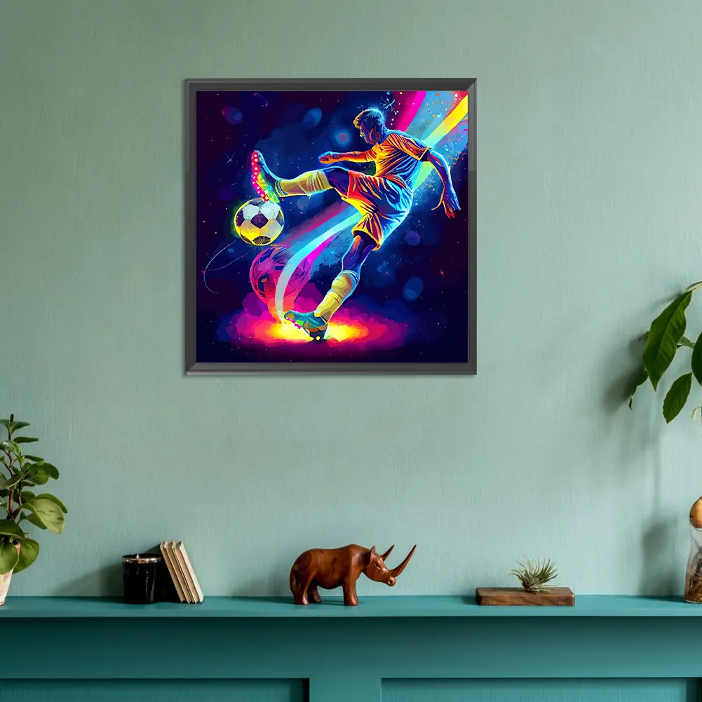 Diamond Painting - Full Round Drill - Soccer(Canvas|30*30cm)